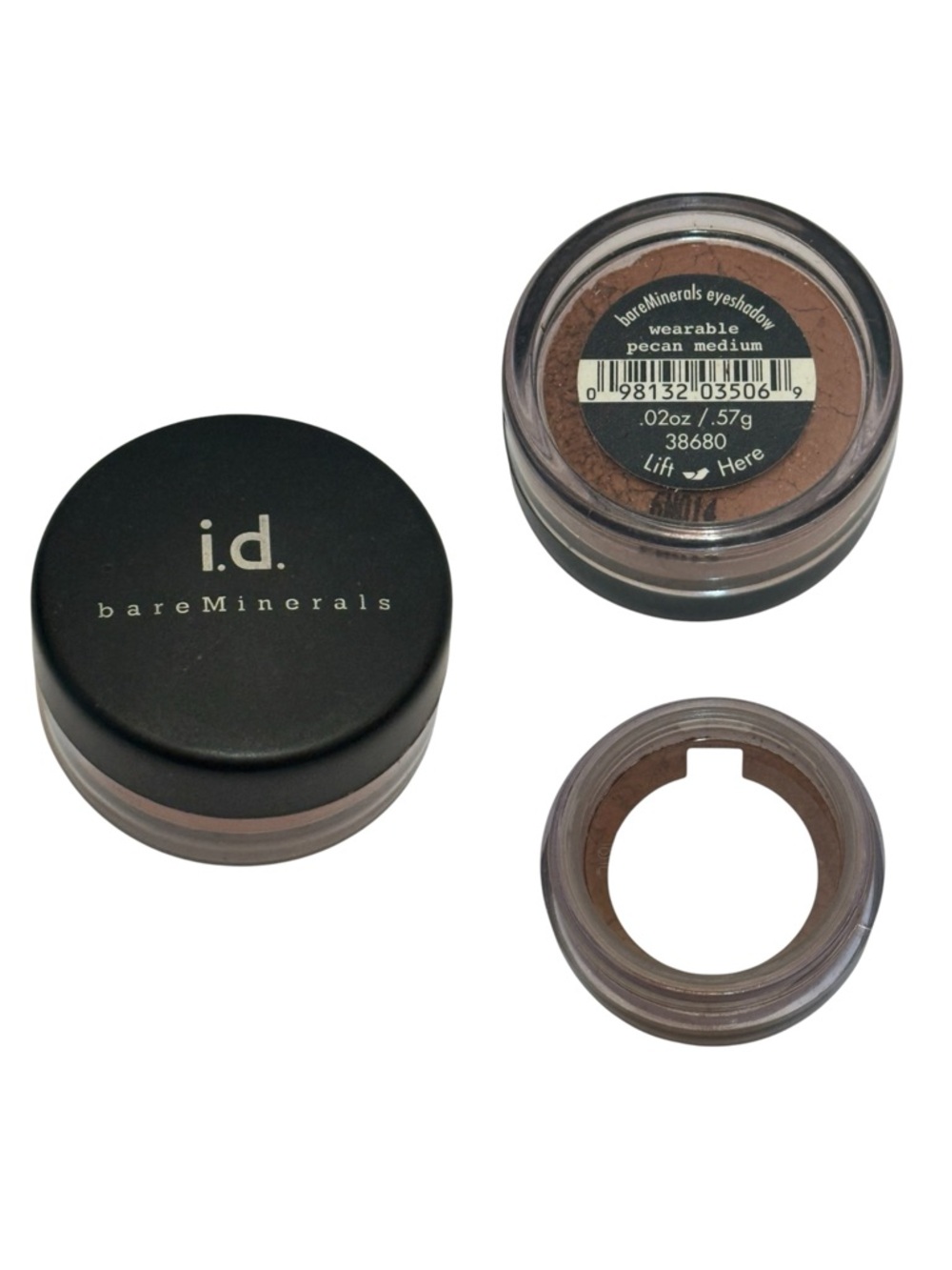 BareMinerals Eyeshadow Wearable Pecan Medium 38680 Discontinued .02oz Sealed